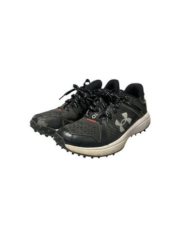 Used Under Armour BLACK TURF SHOES BB/SB Cleats Black Junior 03.5 11834-S000042204