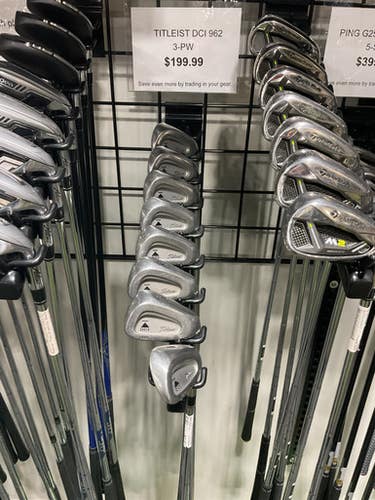 Used Titleist DCI 962 IRON SET Mens Iron Set RH 3I-PW 11834-S000041979