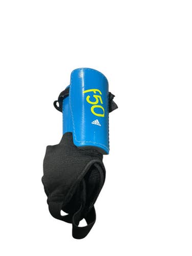 Used Adidas Soccer Shin Guards Youth Royal Blue MD 11834-S000042064