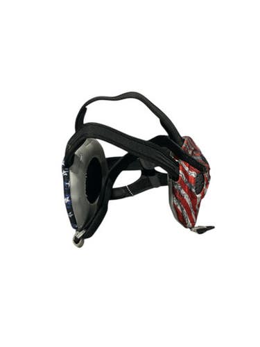 Used Asics Wrestling Headgear Navy Blue 11834-S000042073