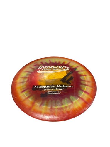 Used Innova CHAMPION KATANA Disc Golf Driver Red 11834-S000042116
