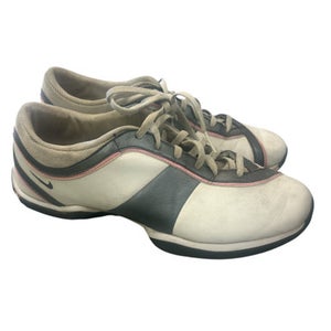 Nike (Used) Size M 7.0 (W 8.0) White Women's Golf Shoes