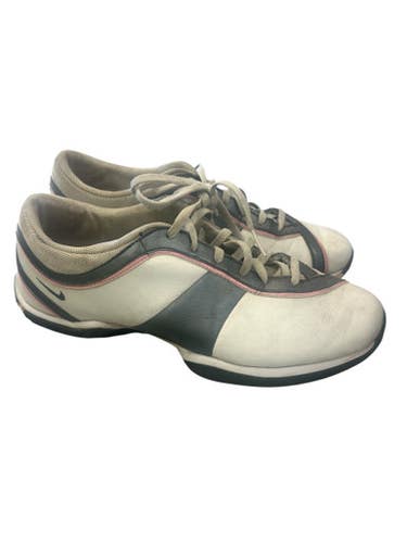 Nike (Used) Size M 7.0 (W 8.0) White Women's Golf Shoes