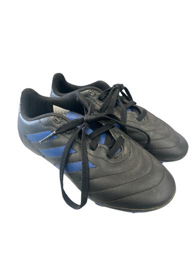 Used Adidas SGC 753002 BLK/ROY Soccer Cleats Black And Royal Blue Youth 13.0 11862-S000091049