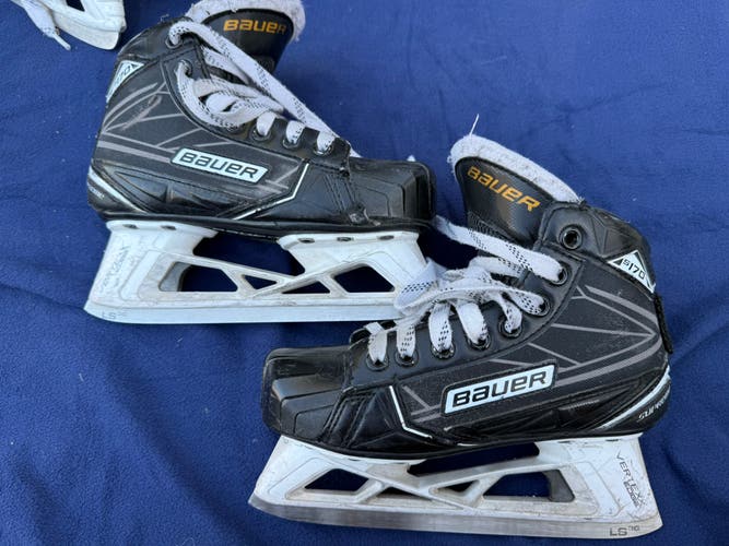2016 Bauer Supreme S170 Hockey Goalie Skates Size 1.5 (Used)