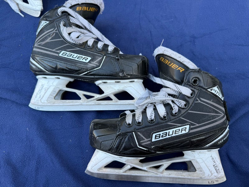 2016 Bauer Supreme S170 Hockey Goalie Skates Size 1.5 (Used)