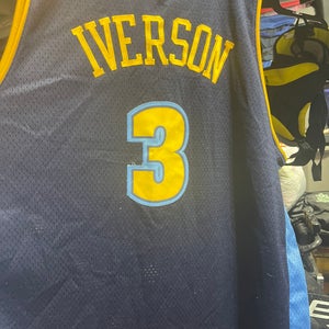 Allen Iverson jersey Blue XXXXL Men's Adidas Jersey (Used)