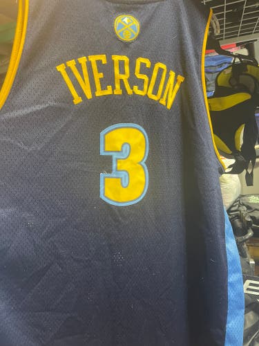 Allen Iverson jersey Blue XXXXL Men's Adidas Jersey (Used)