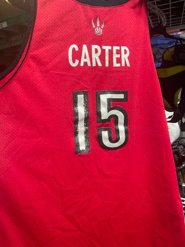 Vince Carter Raptors Red XXXXL Men's Nike Swingman Jersey (Used)