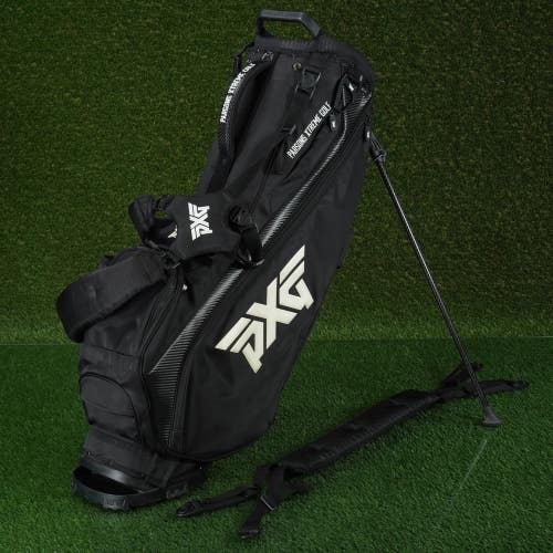 PXG CARRY STAND BAG PARSONS EXTREME GOLF 4 WAY DIVIDERS GOLF BAG, BLACK