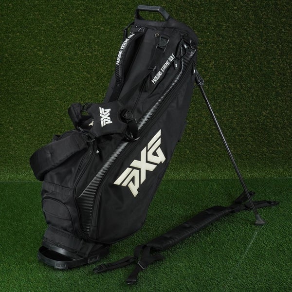 PXG CARRY STAND BAG PARSONS EXTREME GOLF 4 WAY DIVIDERS GOLF BAG, BLACK