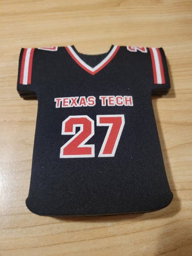 Texas Tech Football 2003 Schedule Jersey Style Koozie