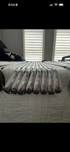Men's Cobra King Forged TEC Right Handed Iron Set Stiff Flex (8 Clubs) #4 - #9, PW, GW Steel Shaft (