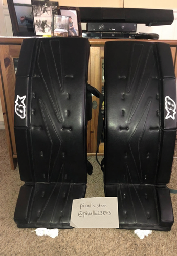 Black New Senior 34" Brian's NetZero Goalie Leg Pads - Pixallo.store