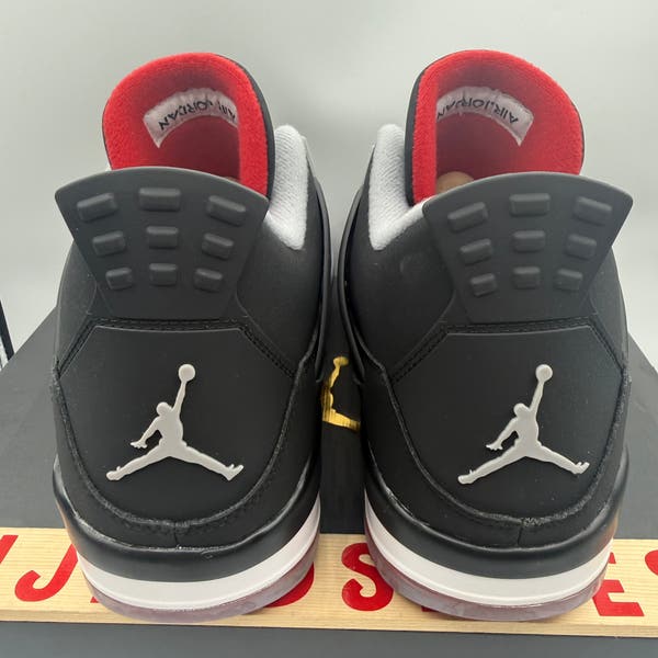 Nike Air Jordan 4 G Retro Golf Bred Fire Red Cement CU9981  display picture 1