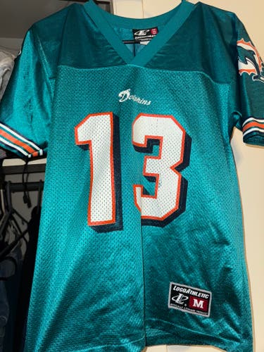 Green Medium Boys / youth Dan Marino Jersey (Used)