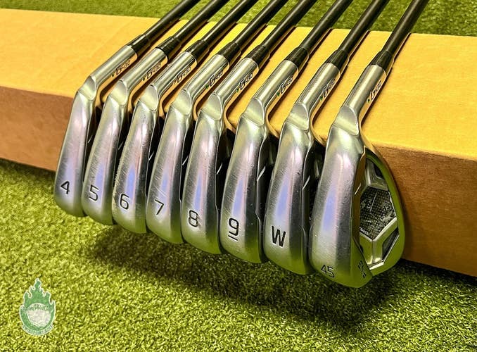 Used RH Ping Black Dot G430 Irons 4-PW/45* AWT Regular Flex Graphite Golf Set