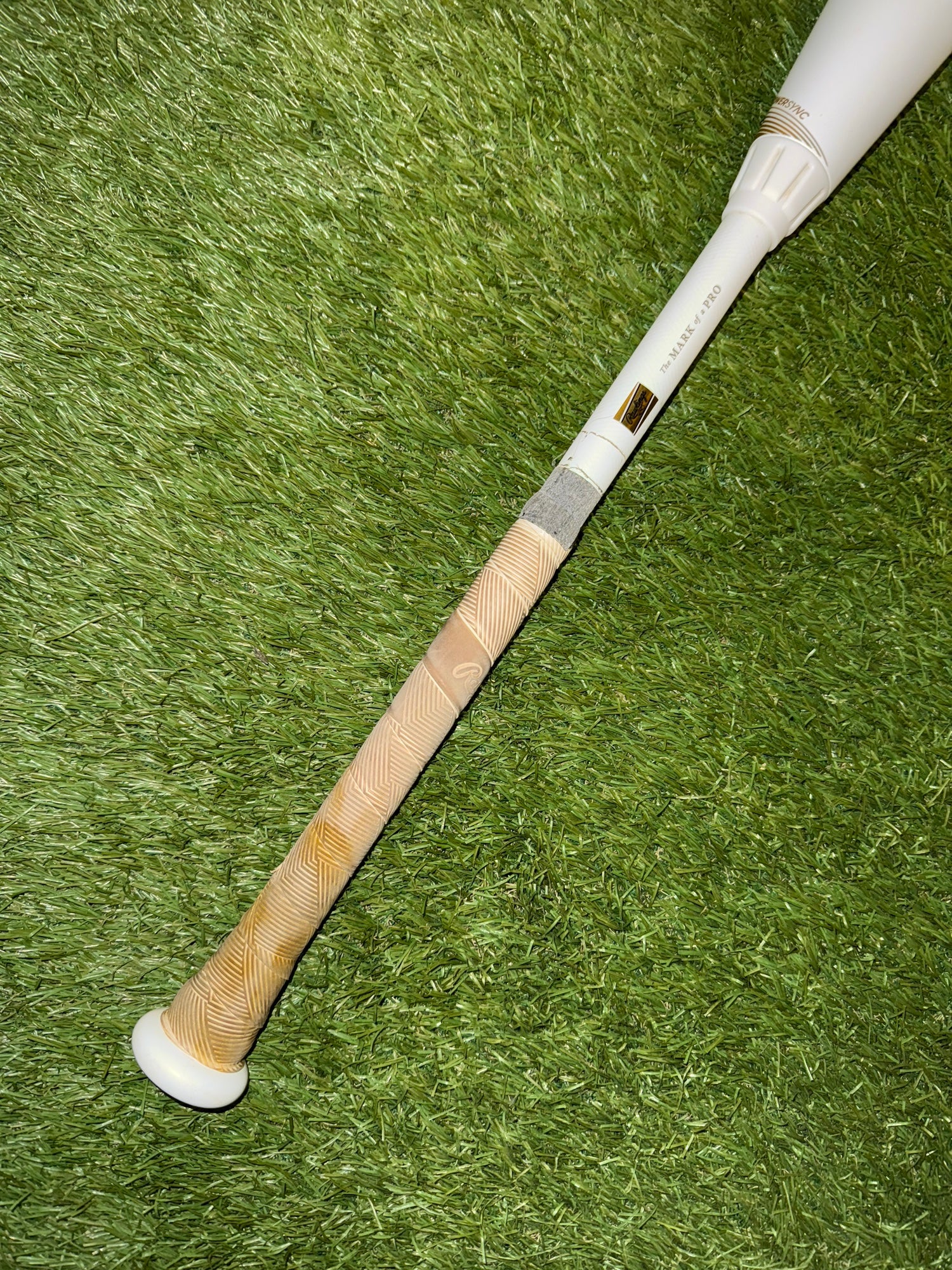 Batte Baseball Rawlings Icon 2024 - 32/27, Drop 5, USSSA - Composite Carbone, Blanche