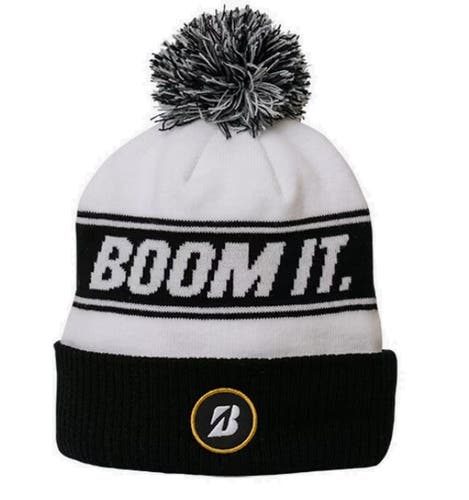 Bridgestone Boom It Knit Pom Beanie (Adjustable) Golf Hat 2025 NEW