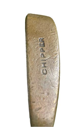 Northwestern Golf Grooveless Brass Chipper RH Steel 35" With New Putter Grip