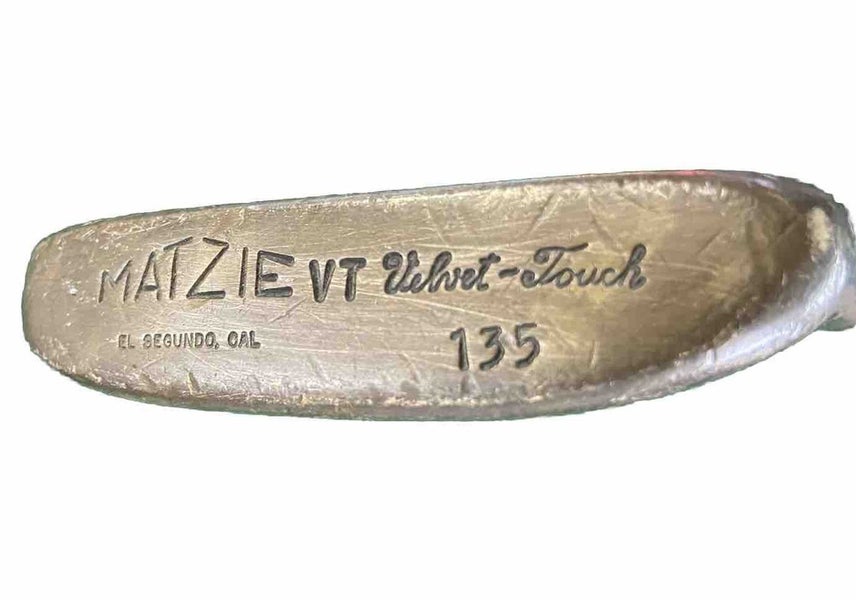 Matzie Velvet Touch 135 VT Brass Putter El Segundo Cal RH Steel 34.5" With Label
