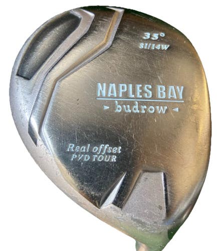 Naples Bay Budrow Offset PVD Tour 14 Wood 35*  RH Regular Graphite 39" New Grip