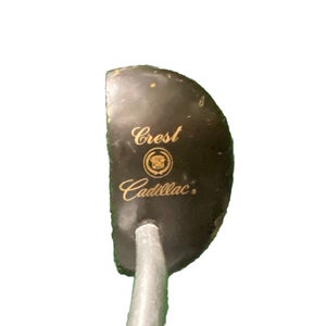 Crest Cadillac Logo Promotional Mallet Putter RH Graphite Shaft 34.5" New Grip