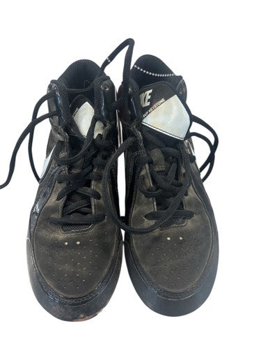 Used Nike B/W CLEATS BB/SB Cleats Black Junior 03.5 11850-S000021915