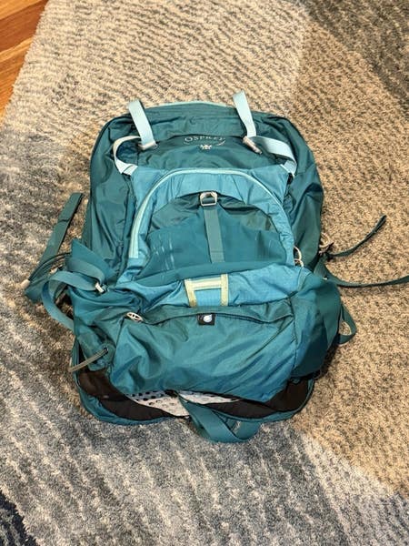 Osprey Mira 34 Ladies Serene Teal Hiking Backpack SidelineSwap