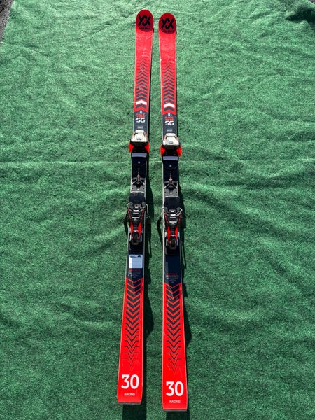 Men's Volkl Racetiger SG 183 cm Racing Skis With Marker Comp 16 Bindings (Used)