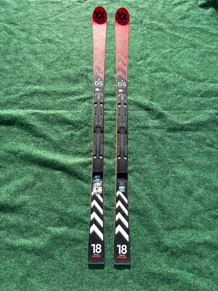 Men's Volkl Racetiger GS WC18 165 cm Racing Skis Without Bindings (Used)