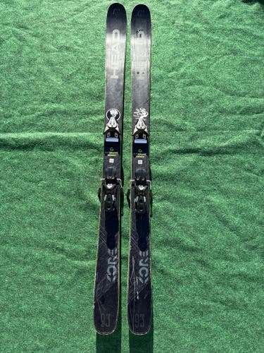 Men's HEAD KORE 93 W 180 cm Skis With Salomon H12 Bindings  (Used)