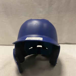 Used Easton Z5 Batting Helmet w/Mask Royal Blue One Size 11490-S000266739