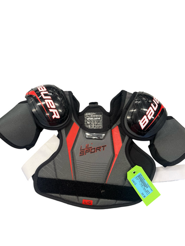 Used Bauer LIL SPORT SHOULDER PADS Youth Shoulder Pads LG 11682-S000122886
