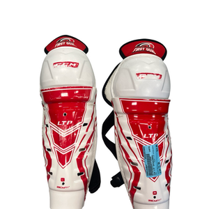 Used CCM LTP SHINGUARDS Youth Shin Guards White 11" 11682-S000122884