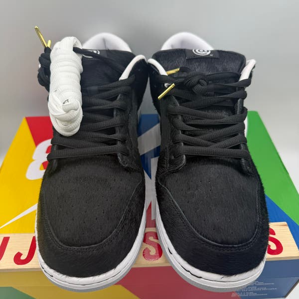 Nike SB Dunk Low x Medicom Toy BE@RBRICK CZ5127-001 Men display picture 2