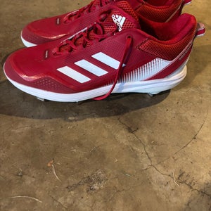 Red Men's Size M 12.5 (W 13.5) Adidas Metal (New)