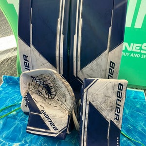 30" Intermediate Bauer M5 Pro Goalie Full Set Regular (Used)