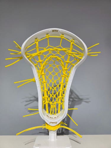New STX Crux Pro Girls Lacrosse Head Yellow Attack