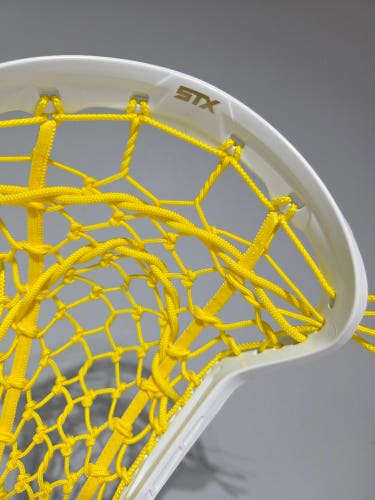 New STX Crux Pro Girls Lacrosse Head Yellow Attack