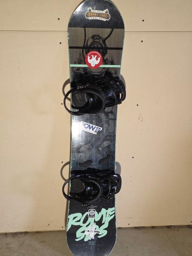 Rome Gangplank Mini Snowboard with Rome Bindings 142 cm (Used)