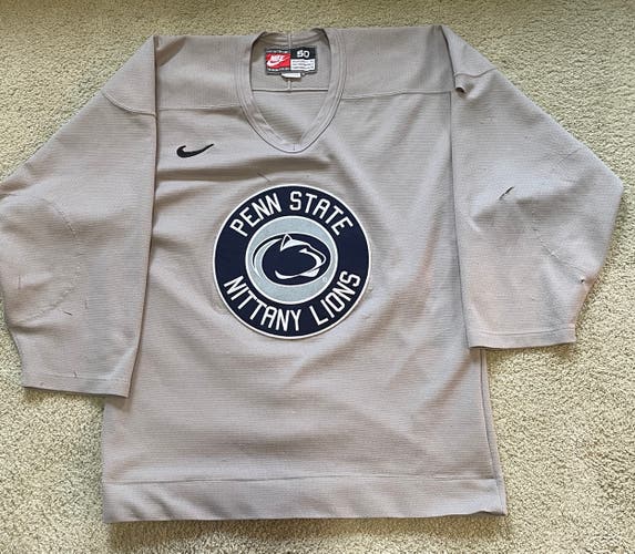 Gray Penn State Size 50 Men's Nike Practice Jersey (Used)
