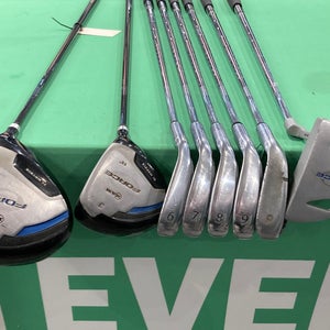 Used Men's RAM Force Right Handed Complete Golf Set | Uniflex | DR, 3W, 6i-9i, PW, Putter