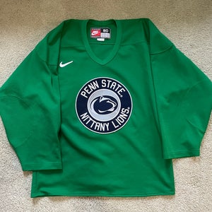 Green Penn State Size 50 Men's Nike Practice Jersey (Used)