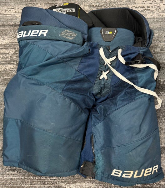 Blue Intermediate Medium Bauer Supreme 3S Pro Hockey Pants (Used)