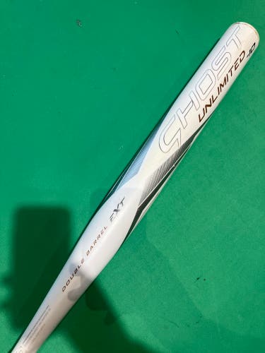 White 2023 Easton Ghost Unlimited Composite Bat (-10) Composite 23 oz 33" (Used)