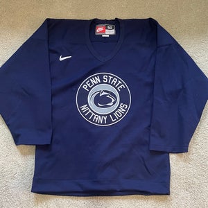 Navy Blue Penn State Size 50 Men's Nike Practice Jersey (New)