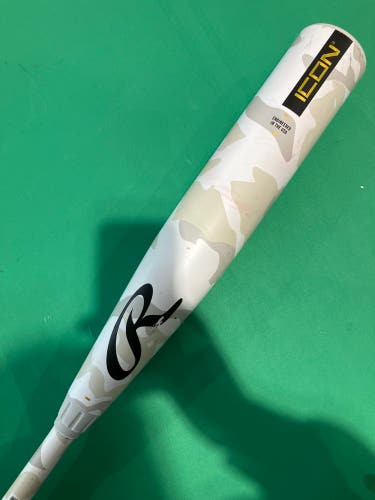 2025 Rawlings Icon Composite Bat USSSA Certified (-5) Composite 25 oz 30" (Used)