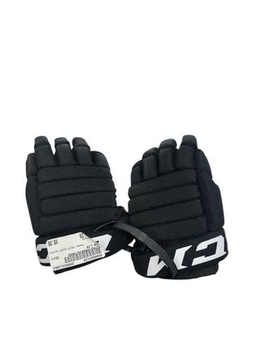 Used CCM YOUTH BLACK GLOVES Junior Gloves Black 9" 11863-S000024120