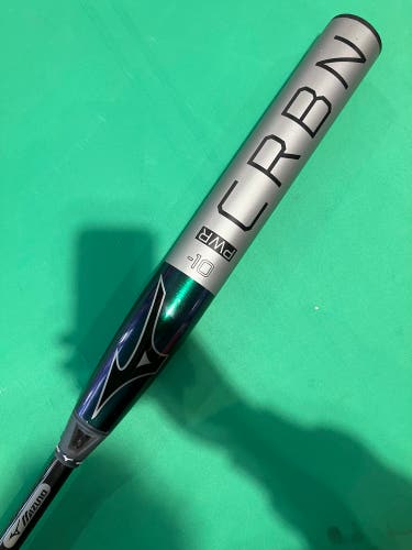 Gray 2023 Mizuno F23 Composite Bat (-10) Composite 23 oz 33" (Used)